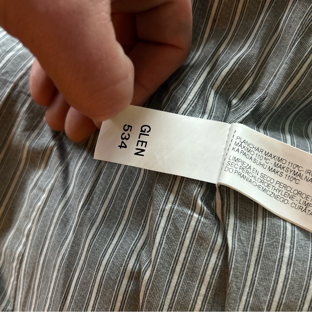 Zara Basic WOOL blend Windowpane Plaid Blazer S B… - image 8